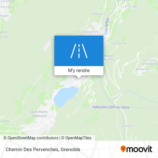 Chemin Des Pervenches plan