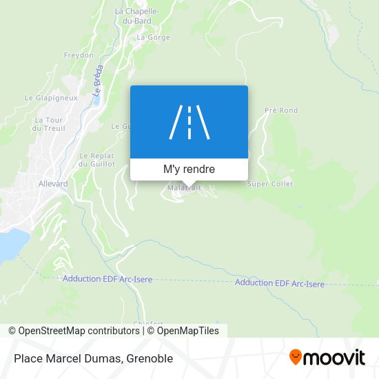 Place Marcel Dumas plan