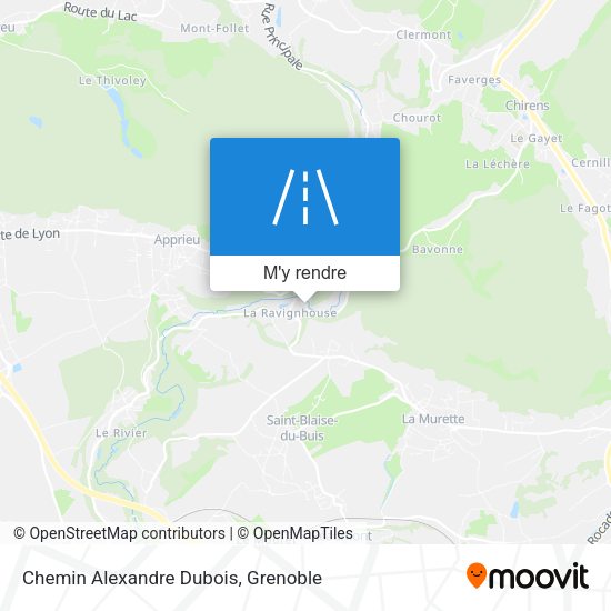 Chemin Alexandre Dubois plan