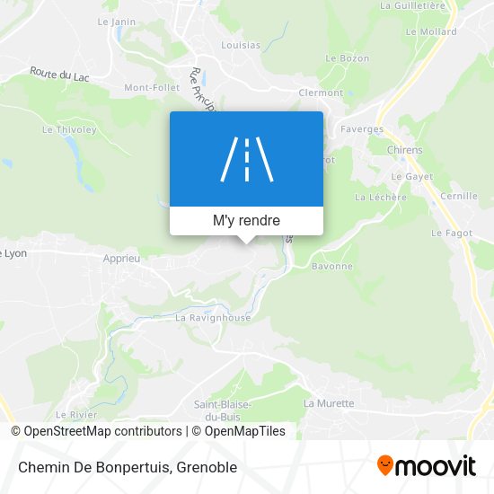 Chemin De Bonpertuis plan
