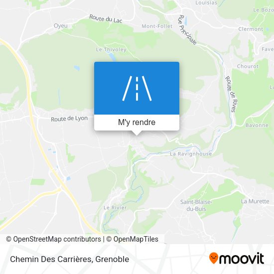 Chemin Des Carrières plan