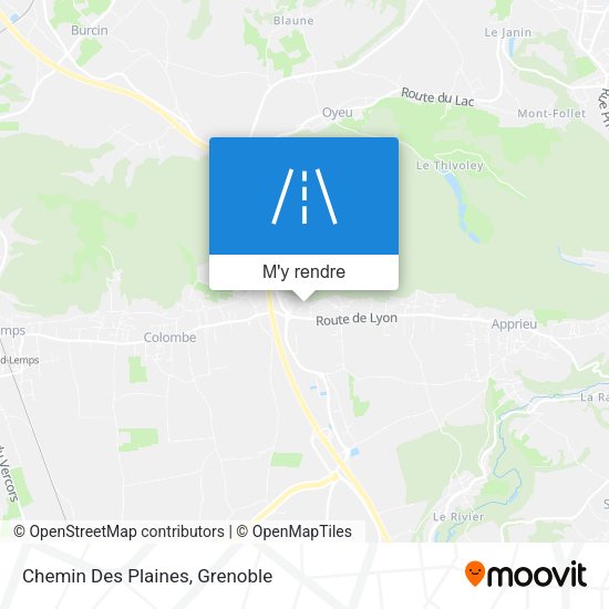 Chemin Des Plaines plan