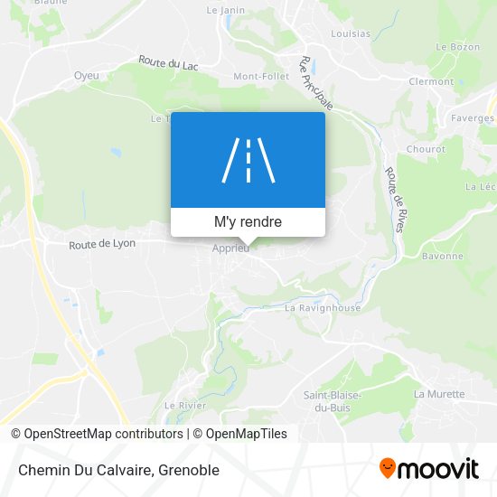 Chemin Du Calvaire plan