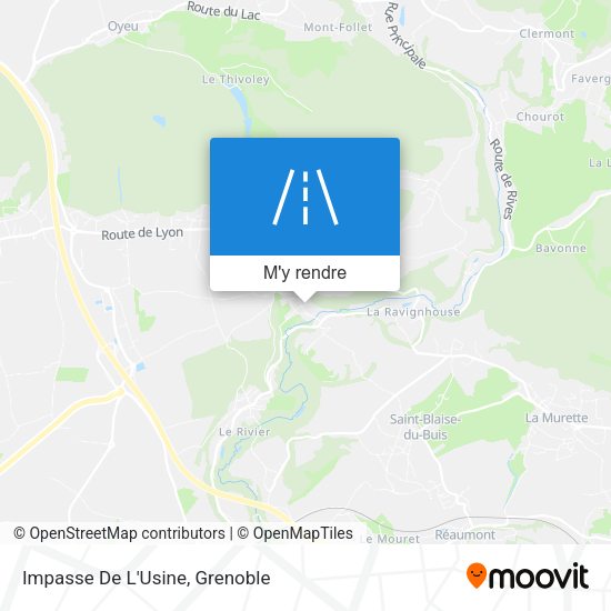 Impasse De L'Usine plan