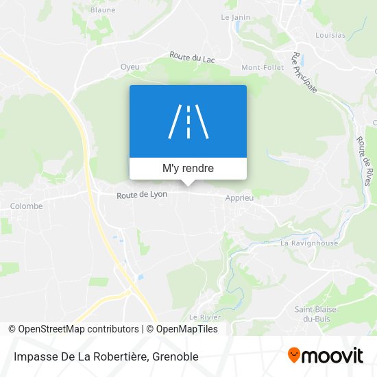 Impasse De La Robertière plan