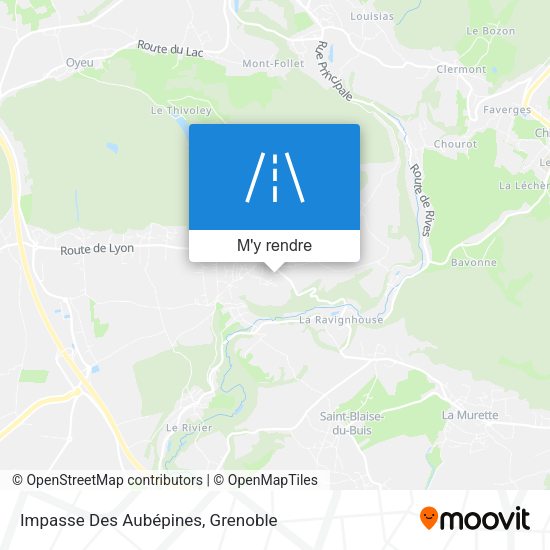 Impasse Des Aubépines plan