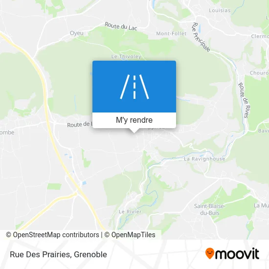 Rue Des Prairies plan