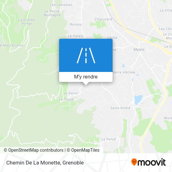 Chemin De La Monette plan