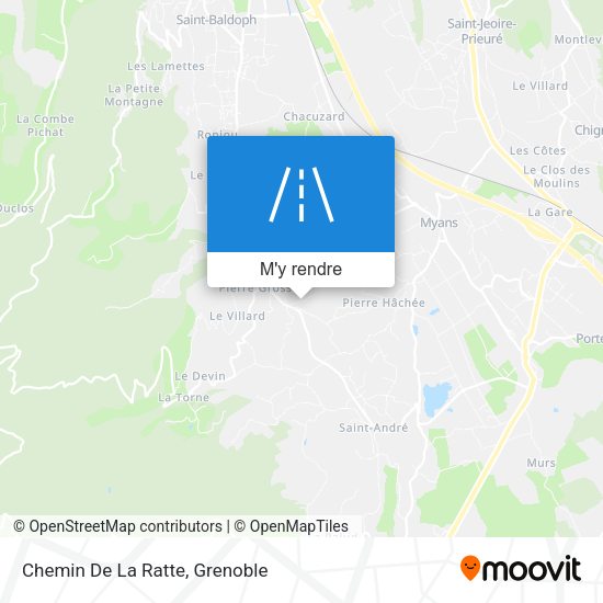Chemin De La Ratte plan