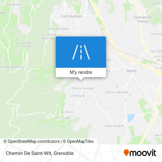 Chemin De Saint-Wit plan