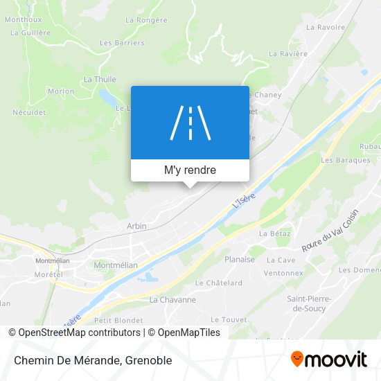Chemin De Mérande plan