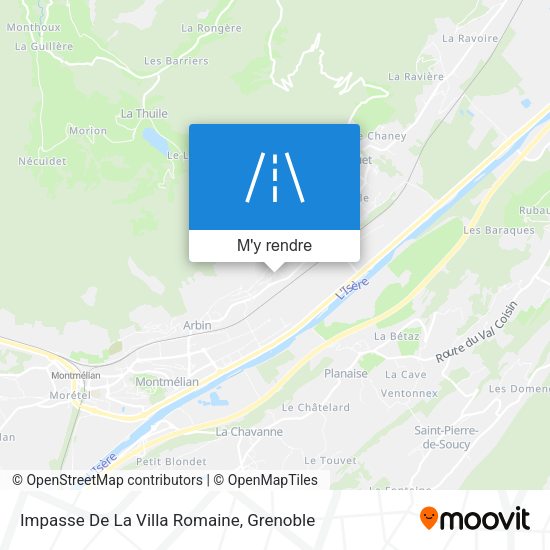 Impasse De La Villa Romaine plan