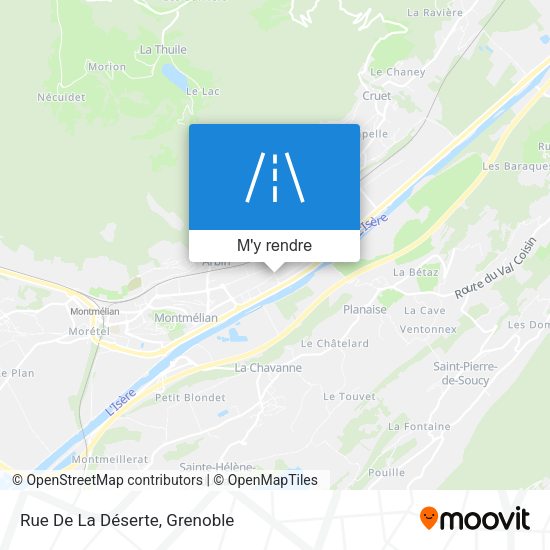 Rue De La Déserte plan