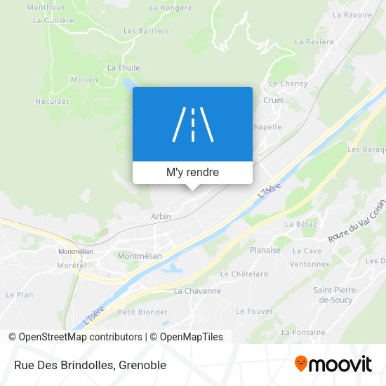Rue Des Brindolles plan
