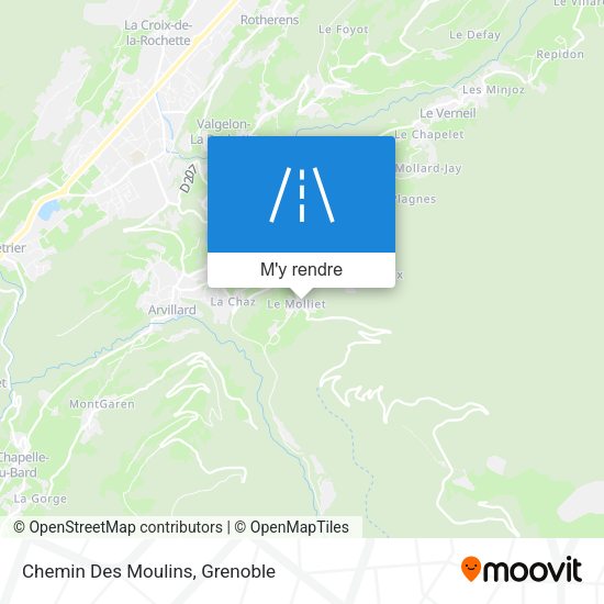 Chemin Des Moulins plan