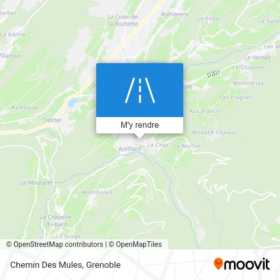 Chemin Des Mules plan