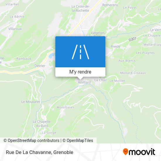 Rue De La Chavanne plan