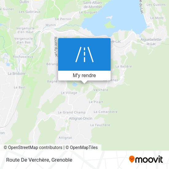 Route De Verchère plan