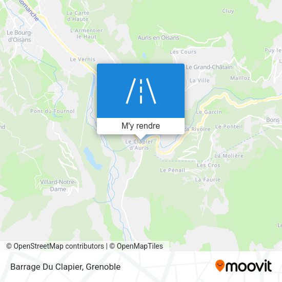 Barrage Du Clapier plan