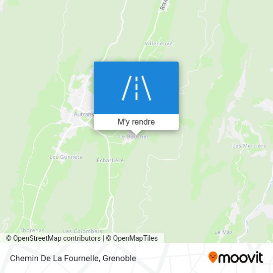 Chemin De La Fournelle plan