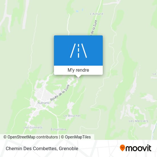 Chemin Des Combettes plan