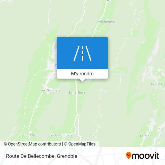 Route De Bellecombe plan