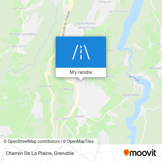 Chemin De La Plaine plan