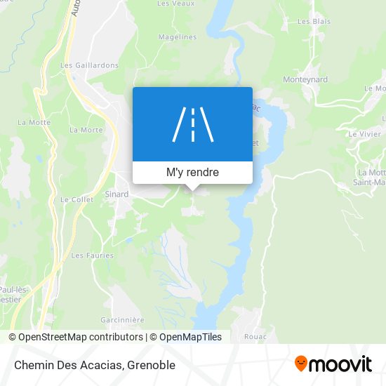 Chemin Des Acacias plan
