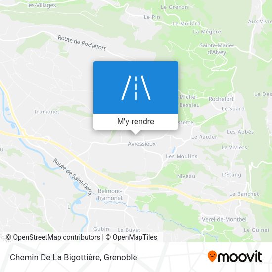 Chemin De La Bigottière plan