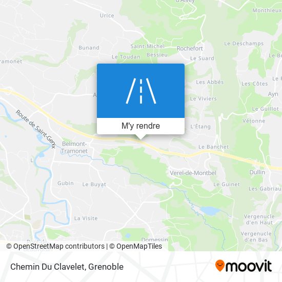 Chemin Du Clavelet plan