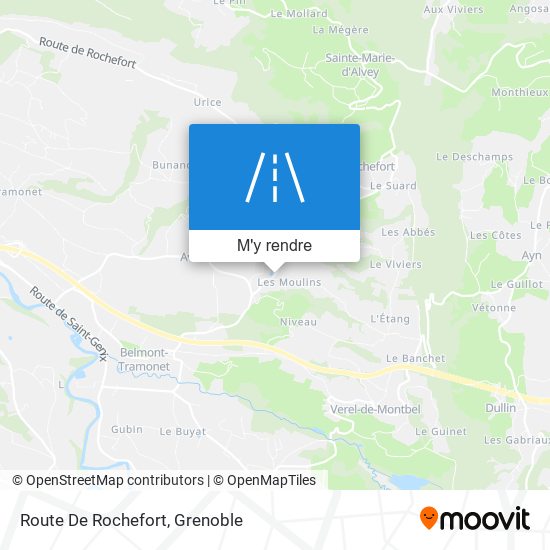 Route De Rochefort plan