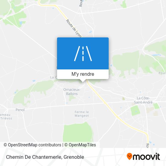 Chemin De Chantemerle plan