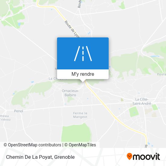 Chemin De La Poyat plan