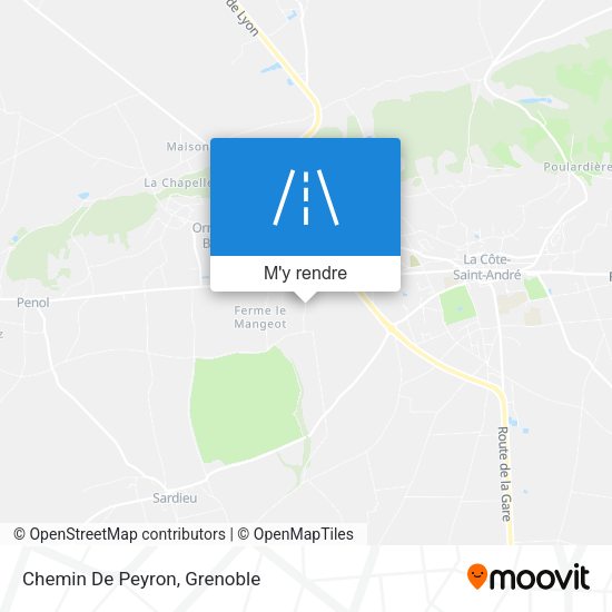 Chemin De Peyron plan