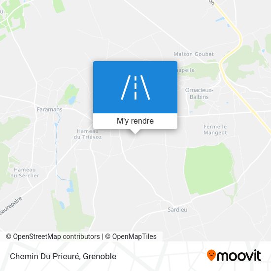 Chemin Du Prieuré plan