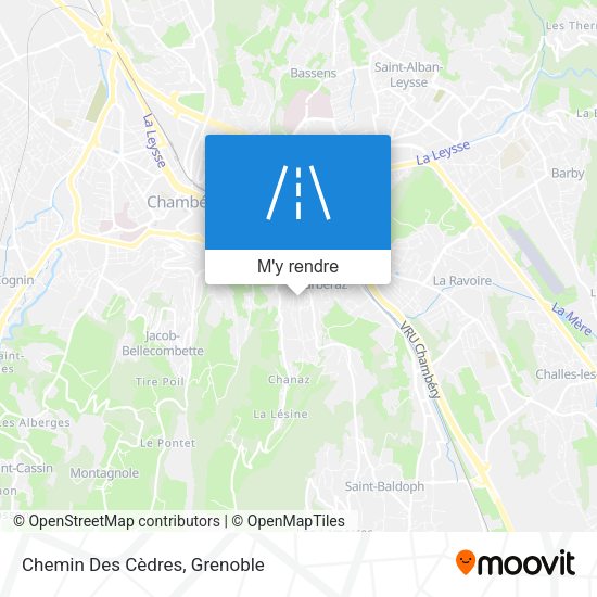 Chemin Des Cèdres plan