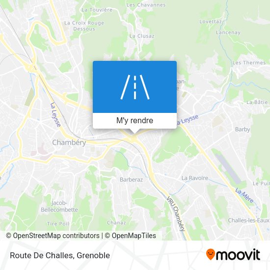 Route De Challes plan