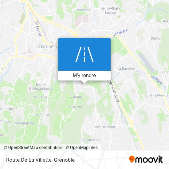 Route De La Villette plan