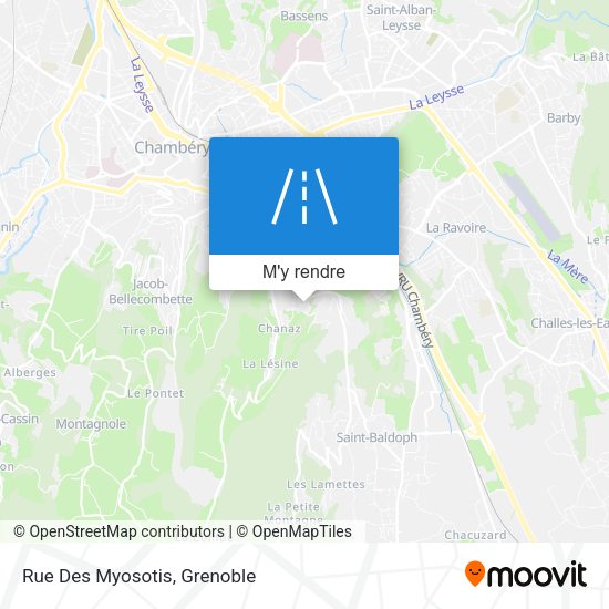 Rue Des Myosotis plan