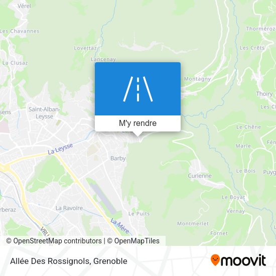Allée Des Rossignols plan