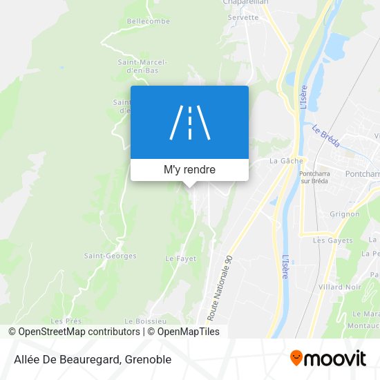 Allée De Beauregard plan