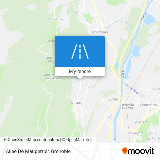 Allée De Mauperrier plan