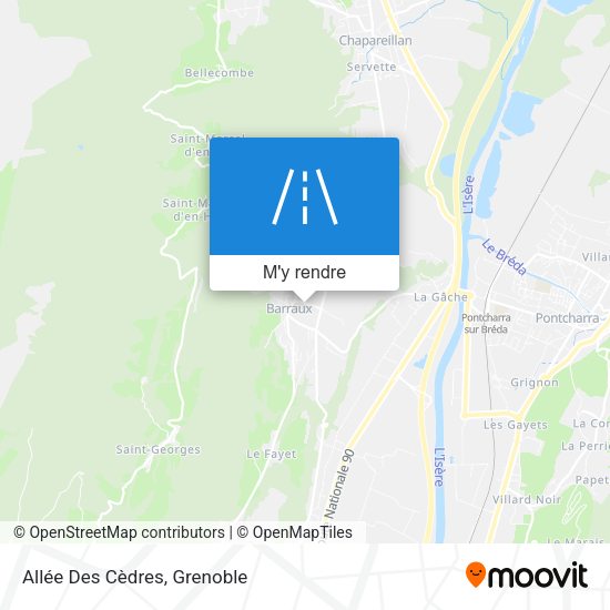 Allée Des Cèdres plan