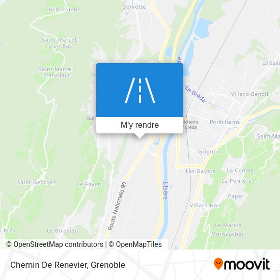 Chemin De Renevier plan