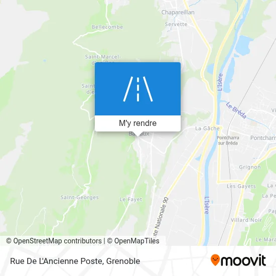 Rue De L'Ancienne Poste plan