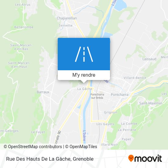 Rue Des Hauts De La Gâche plan