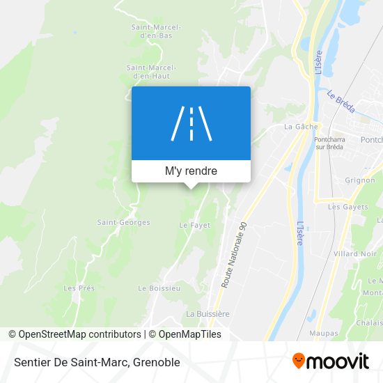 Sentier De Saint-Marc plan