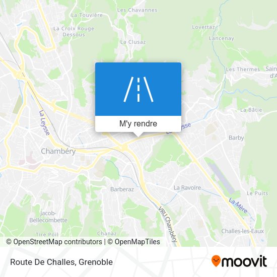 Route De Challes plan