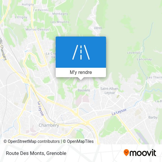 Route Des Monts plan