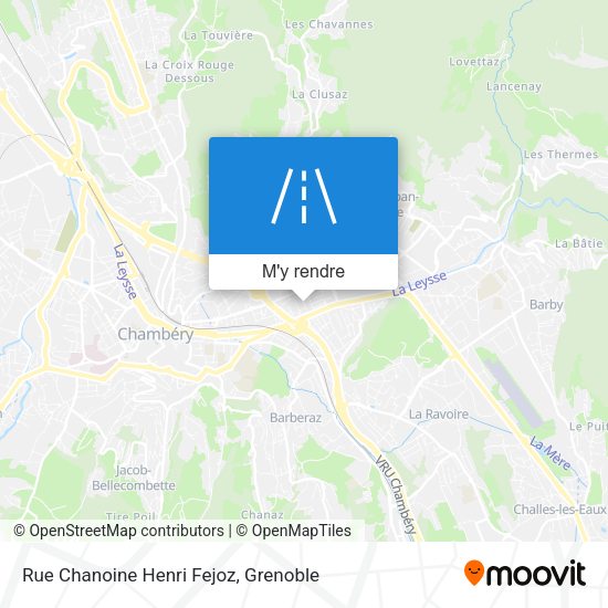 Rue Chanoine Henri Fejoz plan